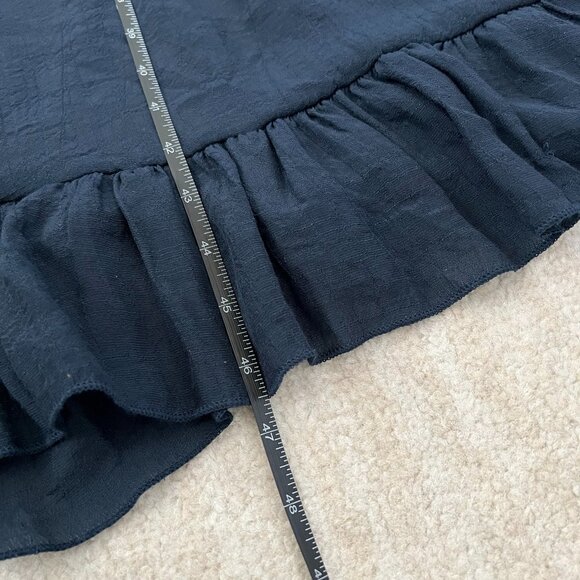 Andrea Missy Blue Boho Strapless Summer Maxi Dress L - Picture 5 of 11